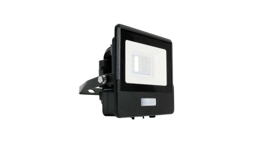 Projektor LED z czujnikiem ruchu 10W 735lm 6500K Dioda SAMSUNG IP65 Czarny 5 Lat Gwarancji 20258