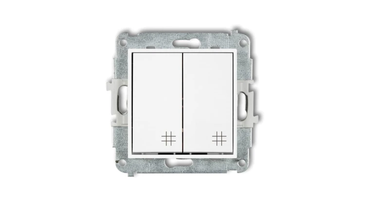 Mechanizm łącznika podwójnego krzyżowego biały MWP-66