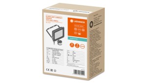 Projektor LED FLOOD COMPACT SENSOR V 10W 840 SYM 100 BK 4058075575240