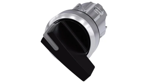 Przełącznik 2 pozycyjny 22mm czarny dł pióro z samopowrotem OI możl podświetlenie metal IP69k SIRIUS ACT 3SU1052-2CC10-0AA0