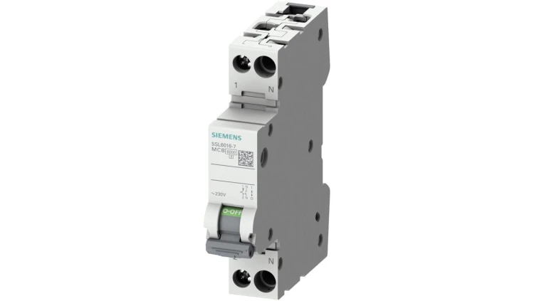 Wyłącznik nadprądowy C4 6kA 1+N 1 modułowy 5SL6004-7