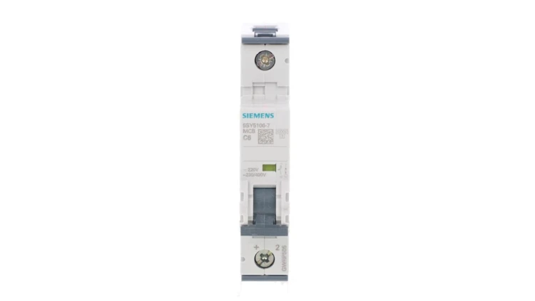 Wyłącznik nadprądowy 1P C 6A 10kA 220V DC 230V AC SENTRON 5SY5106-7