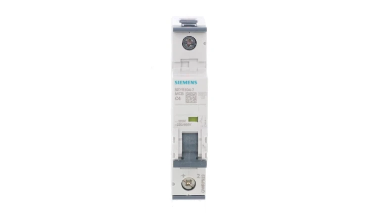 Wyłącznik nadprądowy 1P C 4A 10kA 220V DC 230V AC SENTRON 5SY5104-7