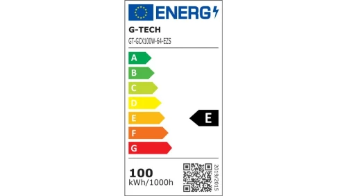 Naświetlacz LED 100W, 8000lm IP65, 120, 6400K, czarny GT-GCX100W-64