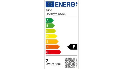 Żarówka LED GU10 7,5W 570lm 6400K AC180-250V 120st. LD-PC7510-64