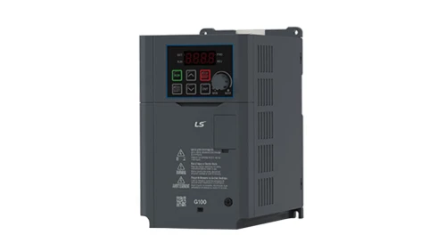 Przemiennik częstotliwości LSIS serii G100 18,5kW 3x400V AC filtr EMC C3 klawiatura LED LV0185G100-4EOFN