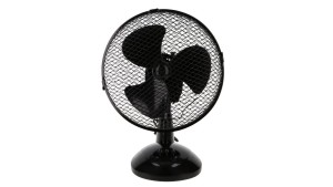 Wentylator biurkowy średnica 23 cm czarny 21W 2 prędkości przewód 1,5 m VO0021