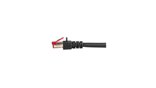 Patchcord SFTP 1m Cat.6 LSZH czarny