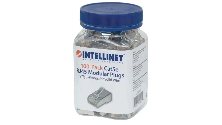 Wtyk modularny RJ45 Cat5e 3-ząbkowy na drut 790574 /100szt./
