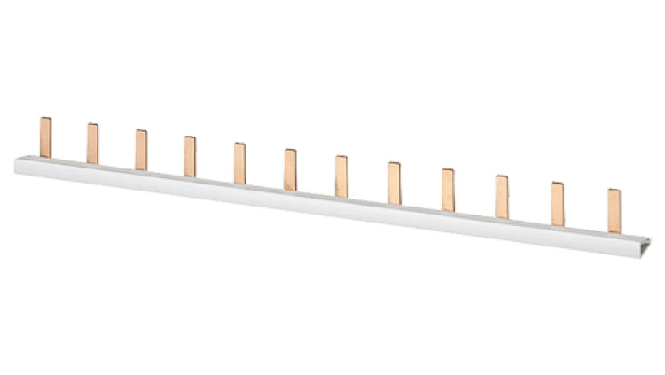 Szyna łączeniowa 1P 10 mm2 sztyftowa 57 modułowa do cięcia (brak zaślepek w komplecie) 5ST3731