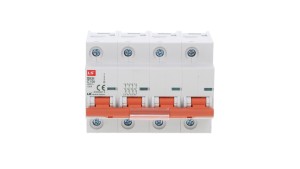 Wyłącznik nadprądowy 1,5 modułu 4P C 100A 10KA BKH 4P C100A 06110363R0