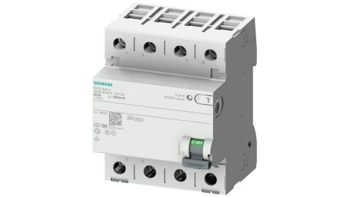 Wyłącznik różnicowoprądowy 4P 80A 0,03A Typ B super resistant 30mA 400V SENTRON 5SV3347-4