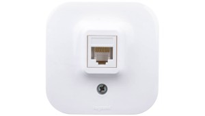 FORIX Gniazdo komputerowe pojedyncze RJ45 kat.5e UTP białe 782424