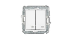 MINI Mechanizm łącznika podwójnego krzyżowego biały mat 25MWP-66