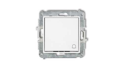 MINI Mechanizm łącznika zwierny dzwonek biały mat 25MWP-4
