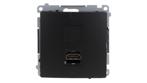 Simon Basic Gniazdo HDMI pojedyncze (moduł) czarny BMGHDMI.01/49