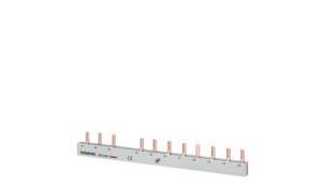 Szyna łączeniowa 3P 10mm2 sztyftowa 11 modułowa (dla RCCB 3+N z prawej strony) pełna izolacja 5ST3624