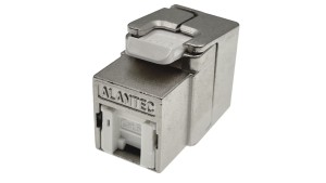 Moduł keystone RJ45 beznarzędziowy STP kat.6 PoE+ Podw. par. transmisyjne ALANTEC MB004-1