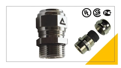 Dławnica kablowa mosiężna M20x1,5 IP68 UL dla kabla 9 - 12 mm 736.720.1