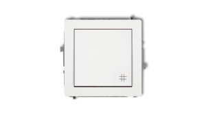 DECO Mechanizm łącznika krzyżowego, biały mat 25DWP-6