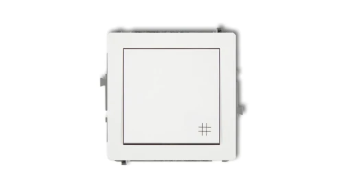 DECO Mechanizm łącznika krzyżowego, biały mat 25DWP-6