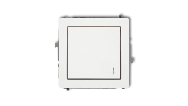 DECO Mechanizm łącznika krzyżowego, biały mat 25DWP-6