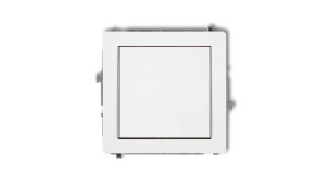 DECO Mechanizm łącznika jednobiegunowego, biały mat 25DWP-1