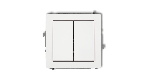 DECO Mechanizm łącznika świecznikowego, biały mat 25DWP-2