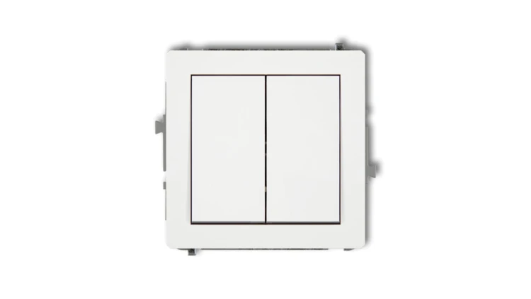 DECO Mechanizm łącznika świecznikowego, biały mat 25DWP-2