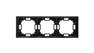 Simon Basic Ramka 3-krotna Neos IP20 czarny mat BMRC3/49