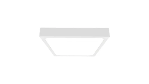 Plafoniera LED 30W 3000lm 4000K IP44 Kwadrat Mleczny Biała Ramka z mikrofalowym czujnikiem ruchu 7668