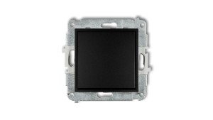 ICON Mechanizm łącznika jednobiegunowego czarny mat 12IWP-1