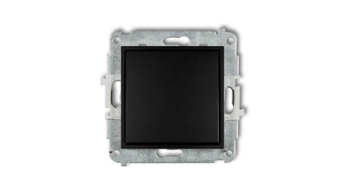 ICON Mechanizm łącznika jednobiegunowego czarny mat 12IWP-1