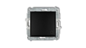 ICON Mechanizm łącznika zwierny dzwonek czarny mat 12IWP-4