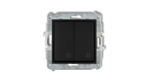 ICON Mechanizm łącznika podwójnego krzyżowego czarny mat 12IWP-66