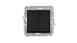 ICON Mechanizm łącznika świecznikowego czarny mat 12IWP-2