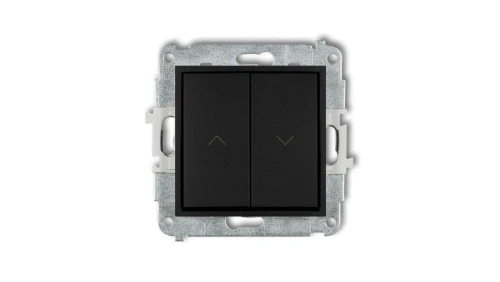 ICON Mechanizm łącznika żaluzjowego z podtrzymaniem czarny mat 12IWP-88