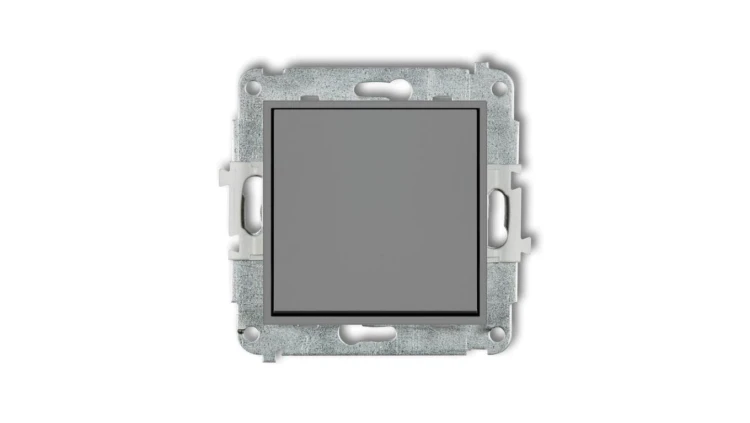 ICON Mechanizm łącznika krzyżowego (jeden klawisz bez piktogramu) szary mat 27IWP-6.1