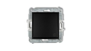 ICON Mechanizm łącznika zwierny światło czarny mat 12IWP-5