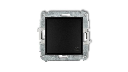 ICON Mechanizm łącznika zwierny światło czarny mat 12IWP-5