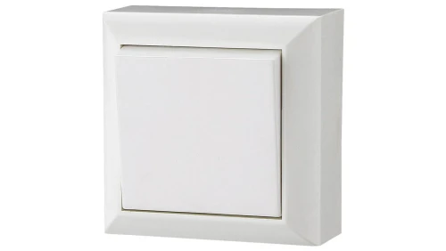 Łącznik pojedynczy zwierny natynkowy, IP20, biały, GAO 20453