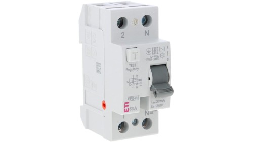 Wyłacznik różnicowoprądowy 2P 63A 0,03A typ AC EFI6-P2 AC 63/0.03 002061253
