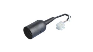 Oprawka oświetleniowa E27 budowlana remontowa z przewodem 15cm czarna 13055