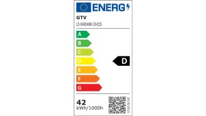 Oprawa hermetyczna XARO LED, 48W, 5800lm, AC220-240V, 50/60Hz, PF0,9, RA80, IP65, 4000K, 150cm LD-XARO48W-30