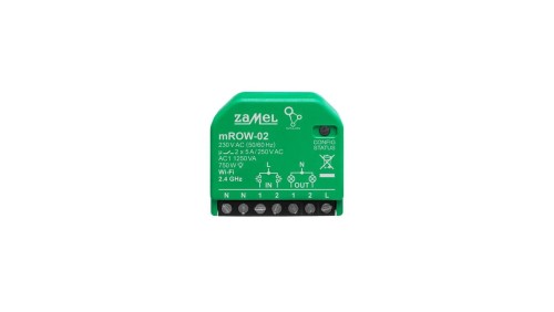 SUPLA Odbiornik dopuszkowy WI-FI 2-kanałowy dwukierunkowy miniaturowy mROW-02 SPL10000037