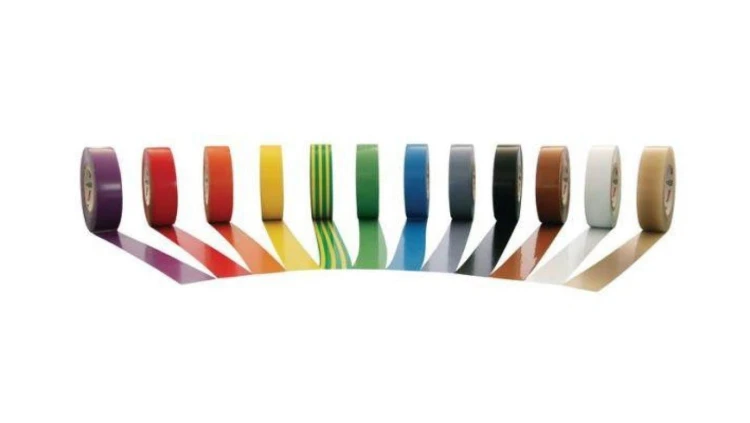 Taśma izolacyjna PVC, 328 0.18-19-20 MIX kolorów 10 szt., 416781