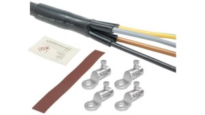 Zestaw termokurczliwy z końcówkami kablowymi ze śrubą zrywalną MSLS120 Al/Cu 4x70-120mm² 1kV 2xśruba Al MSLS1202A12