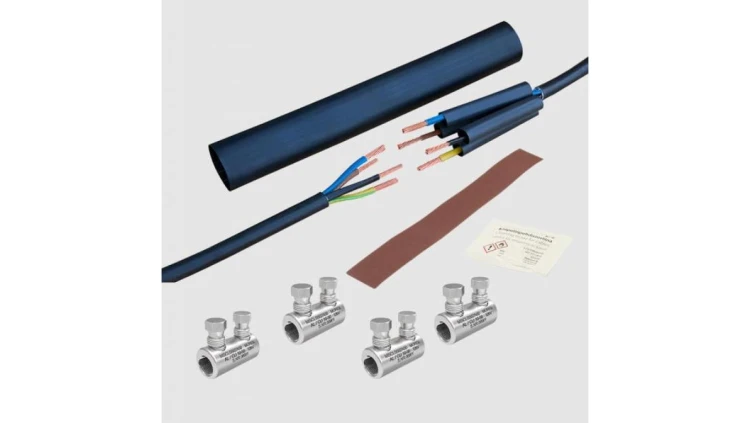 Mufa kablowa termokurczliwa ze złączkami kablowymi ze śrubą zrywalną MSCS35 Al/Cu 6-35mm² 1kV 2xśruba Al MSCS0352A00