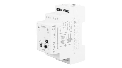 Przekaźnik czasowy przełączany w zerze wielofunkcyjny 230V AC PCM-34 EXT10000308