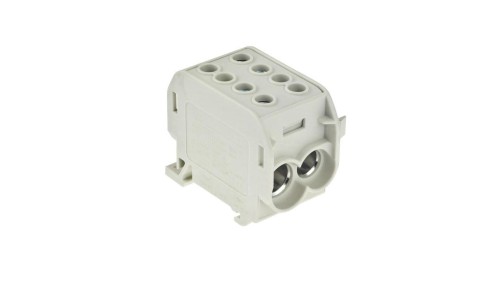 Blok rozdzielczy 1-torowy Al/Cu 1x70/2x50 szary E.4163/SZ